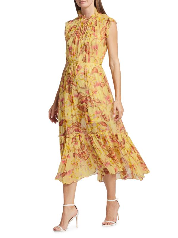 【Zimmermann】MATCHMAKER FLUTTER MIDI DRESS フラッターミディ Zimmermann Dresses | Australian Designer Collection | Coveti