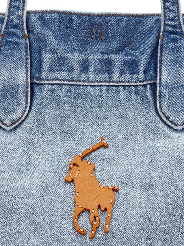 Shop Polo Ralph Lauren - Medium Bellport Denim & Leather