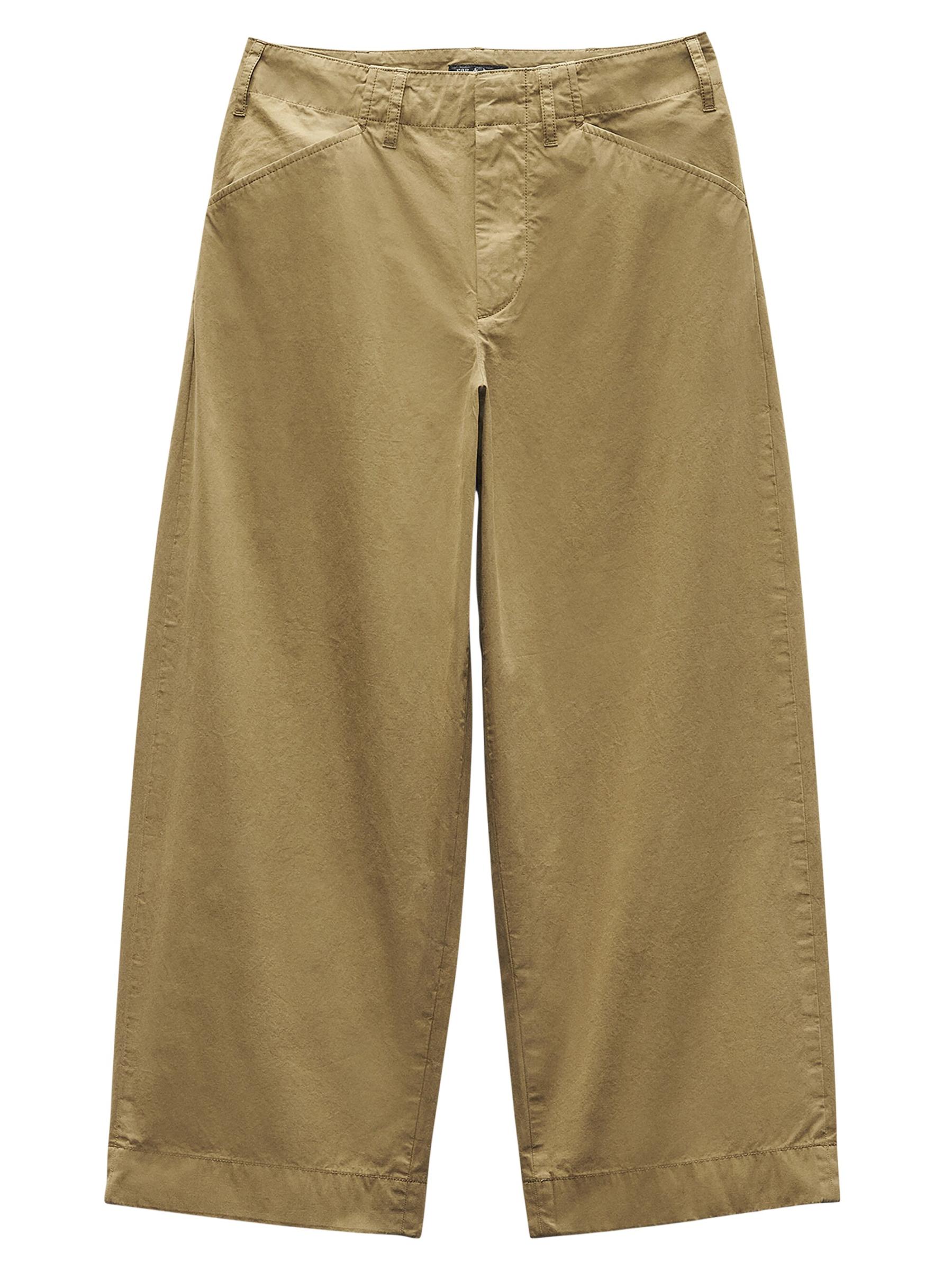Shop Rag & Bone - Banks Wide-Leg Cotton Pants | Saks Fifth