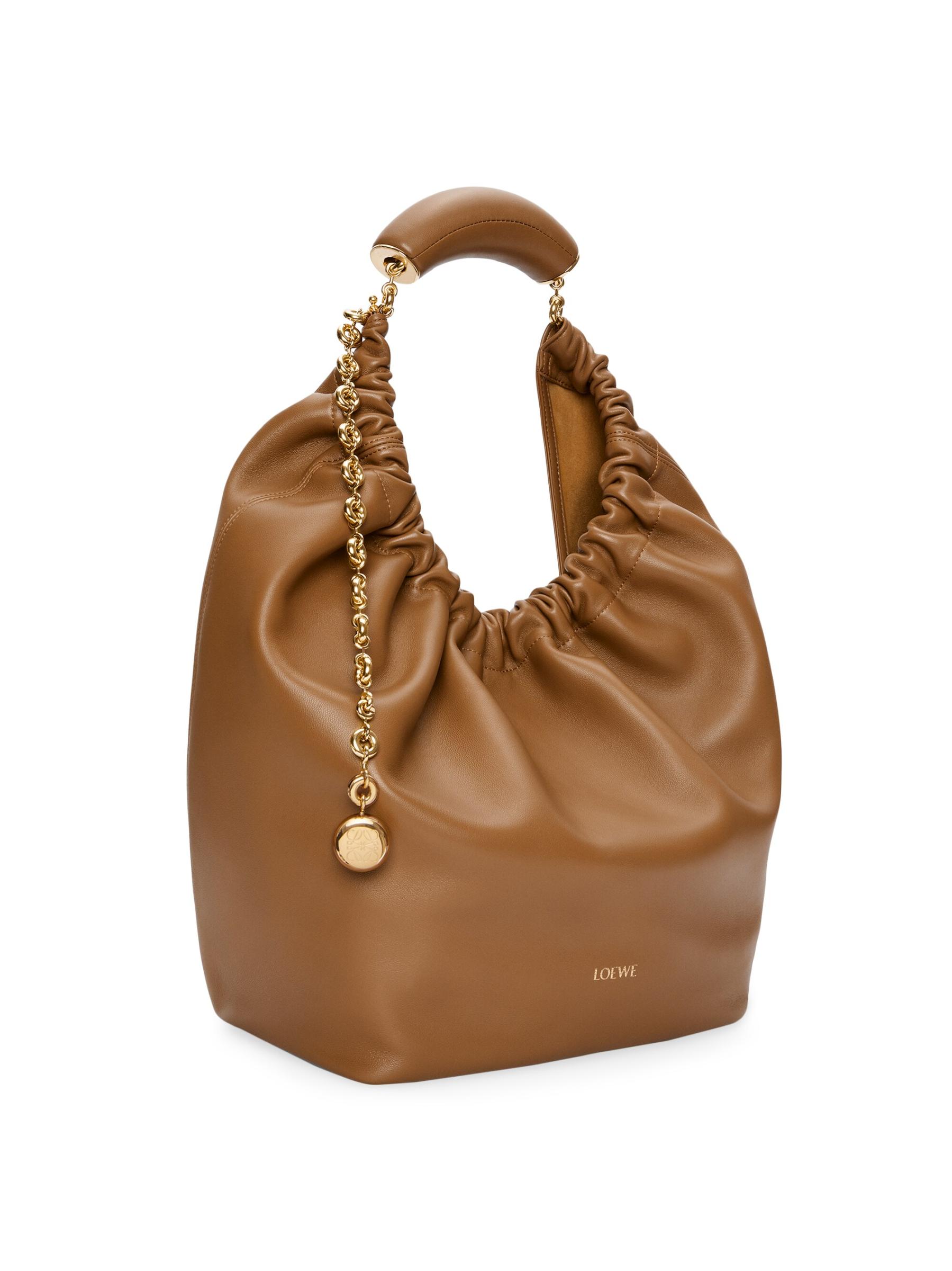Loewe - ミディアム・スクイーズ・レザー・ショルダーバッグ を