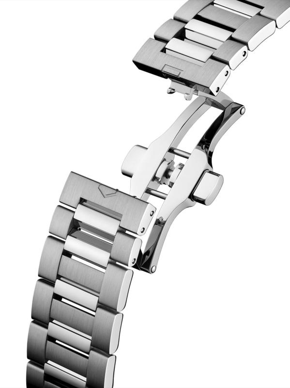 #7: ساعة كاريرا بسوار من الفولاذ المقاوم للصدأ/41 مم - فولاذ مقاوم للصدأ