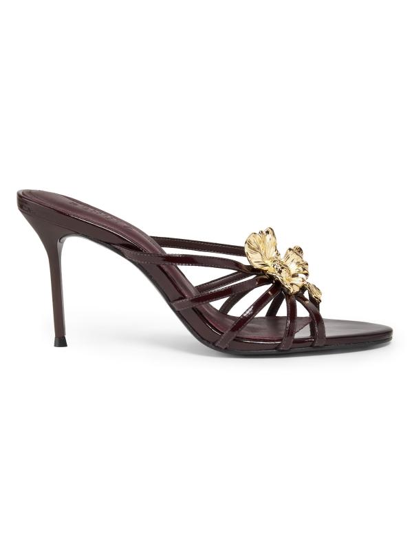 بغال جلدية حاصلة على براءة اختراع من الزهور مقاس 90 مم