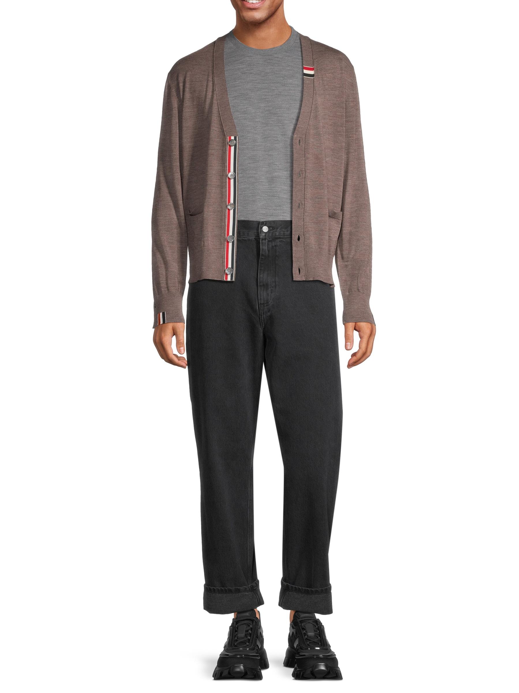 【送料&関税込】Thom Browne Wool 4-bar T-shirt THOM BROWNE | 4 Bar Wool Blend T-Shirt | Men | Lane Crawford