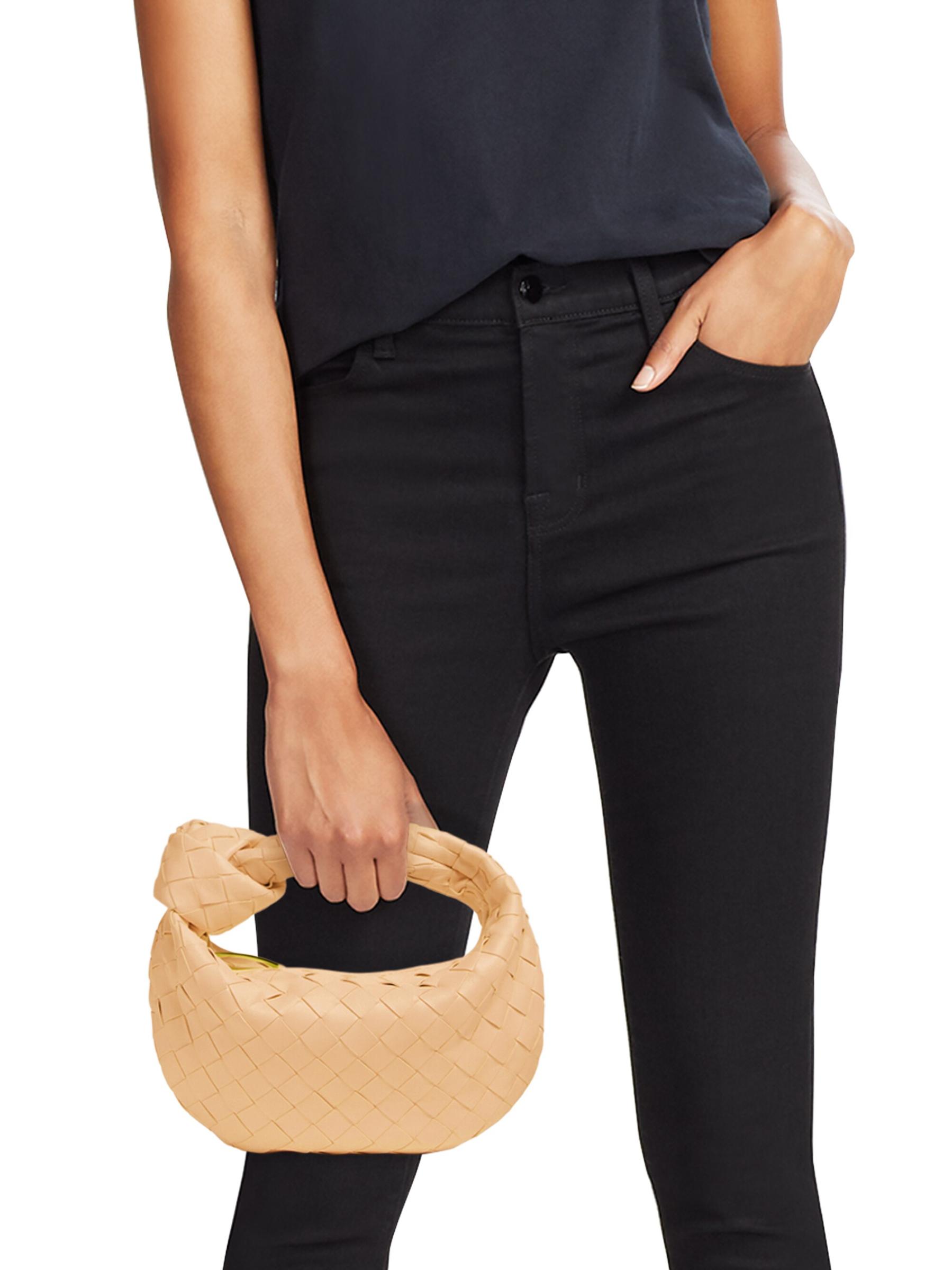 Shop Bottega Veneta - Mini Jodie Intrecciato Leather Bag