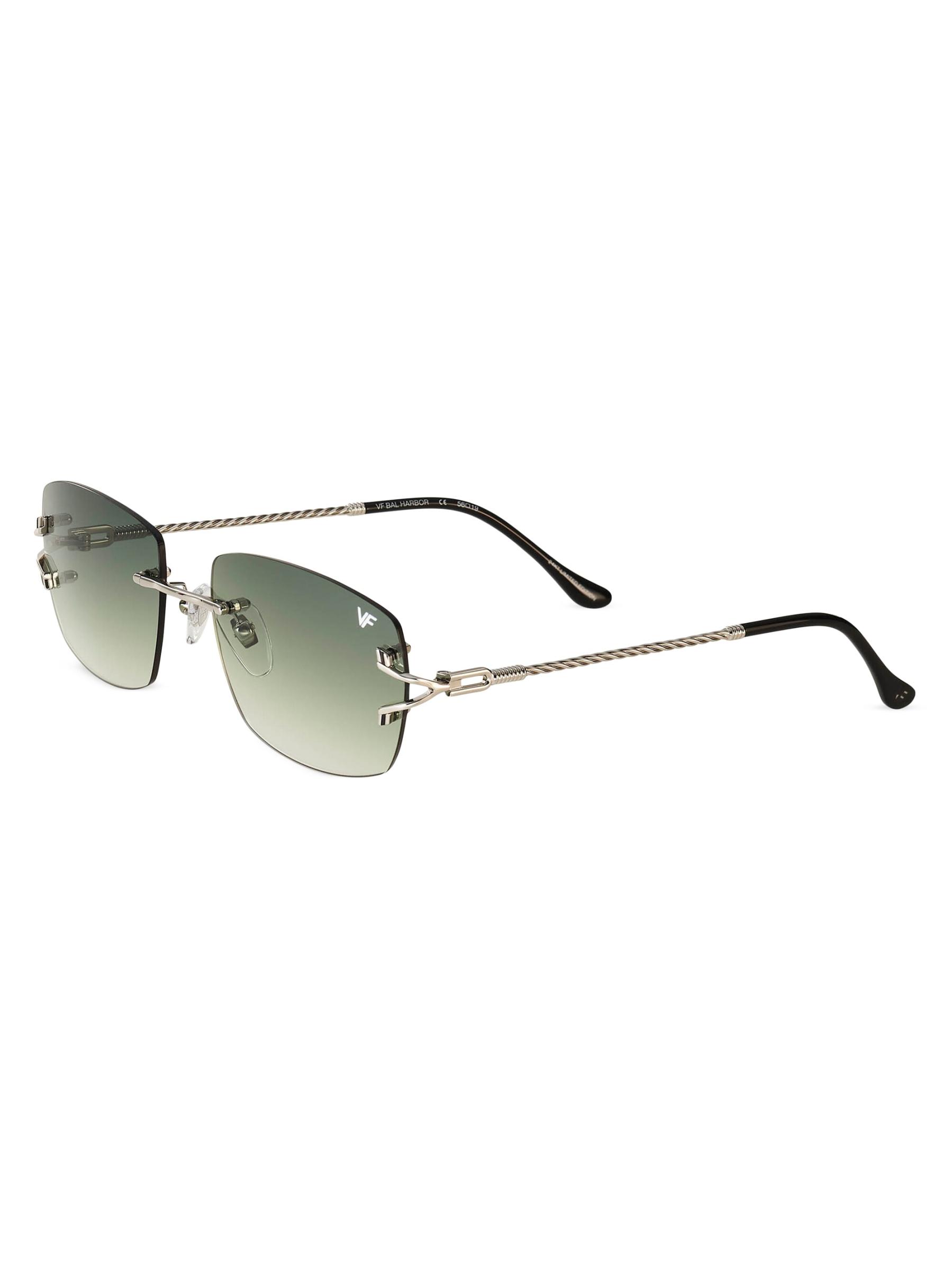 Vintage Frames Company - Bal Harbour 56MM 24Kゴールド長方形