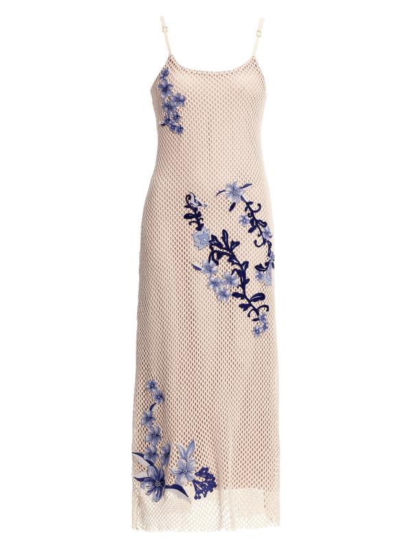 فستان أديليدا تيلز متوسط الطول من الشبك