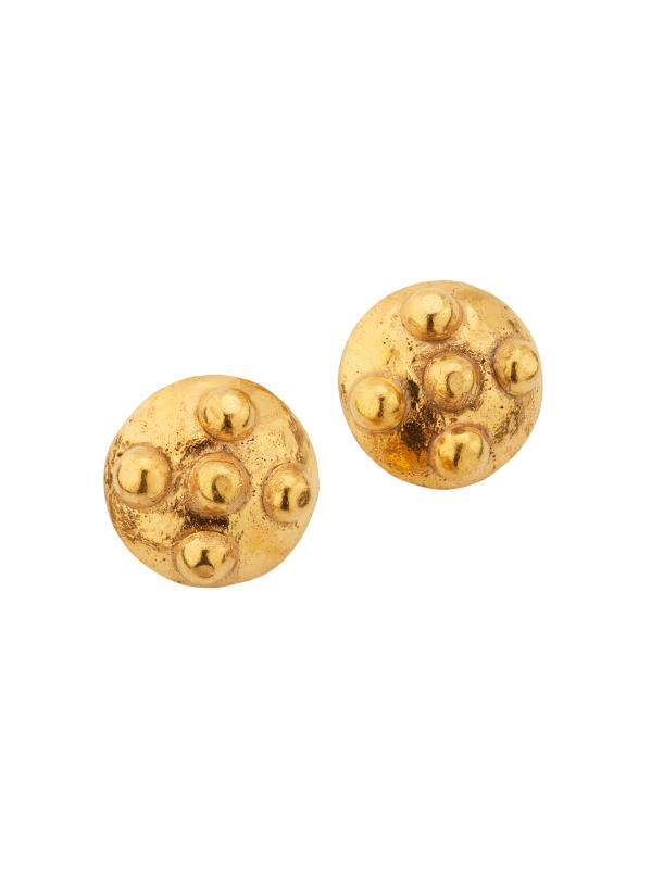 Bouclés Doreille Goldtone Clip-On Earrings
