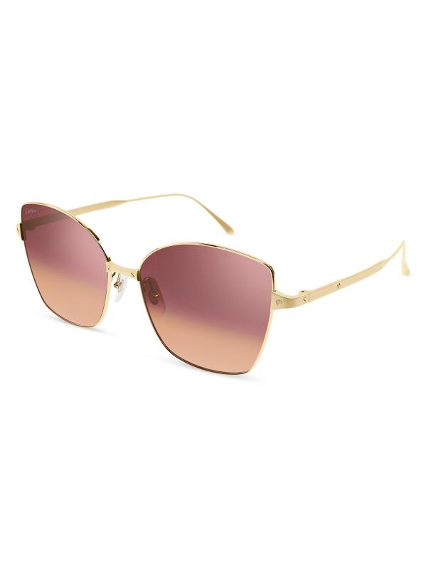 CARTIER/カルティエ/キャットアイ ゴールドサングラス Cartier - サントス ドゥ カルティエ 59MM キャッツアイ
