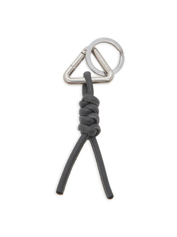 小物 BOTTEGA VENETA TRIANGLE KEY RING Triangle Key Ring in NERO | Bottega Veneta® CA