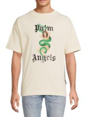 Shop Palm Angels - Ivy Pin-Up Crewneck T-Shirt | Saks Fifth