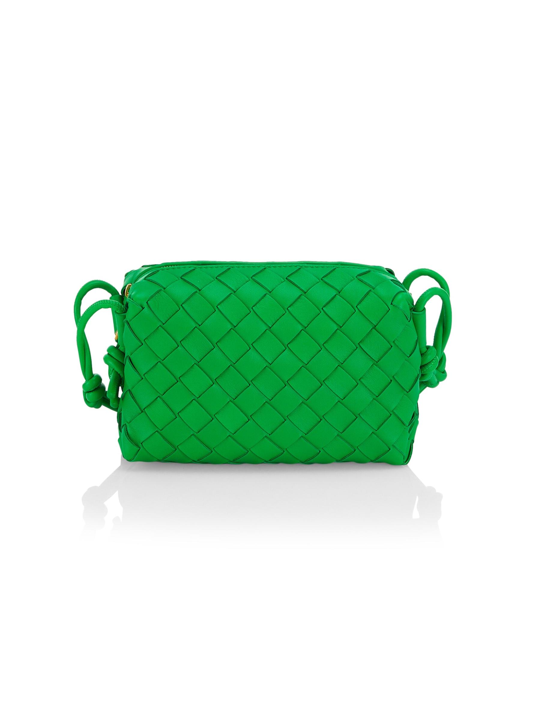 Shop Bottega Veneta - Mini Loop Leather Crossbody Bag | Saks