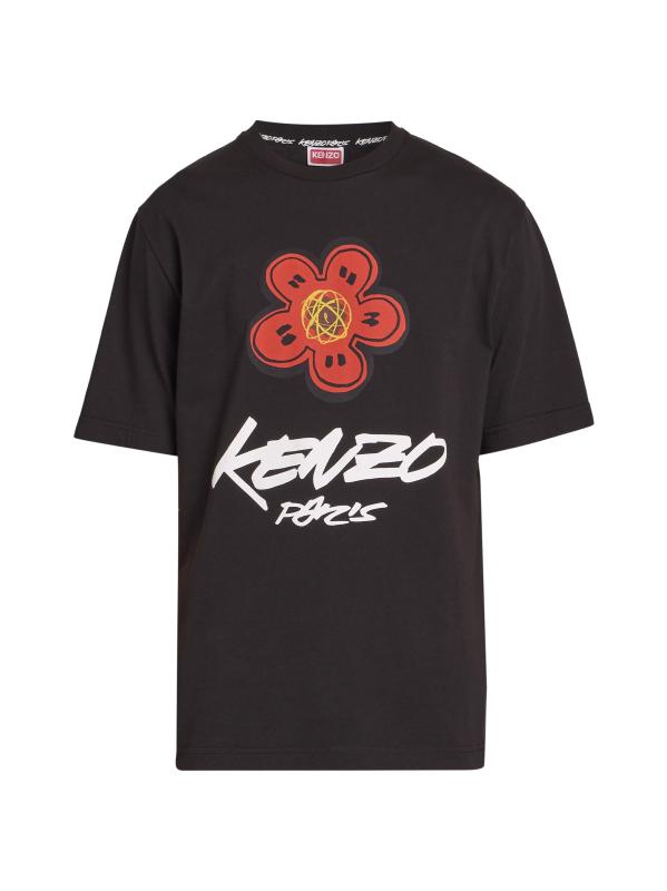 KENZO★Kenzo x Futura 2000' ロング スリーブ コットン Tシャツ Kenzo x Futura 2000' T-shirt in cotton | Men's | KENZO