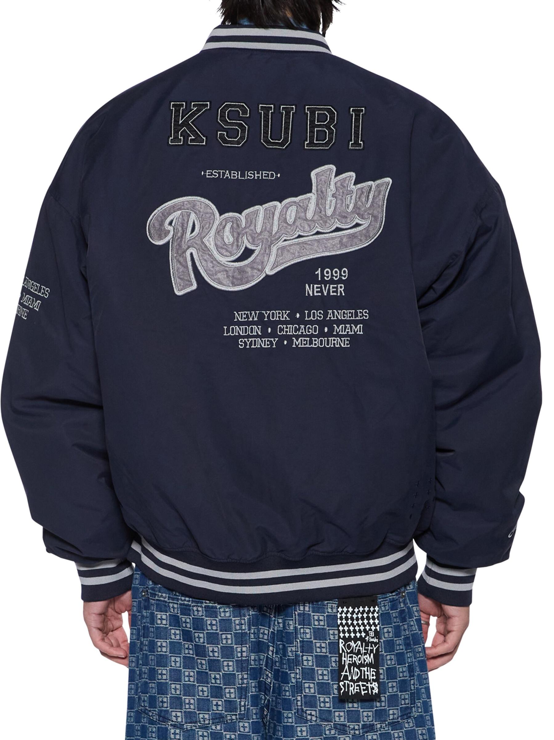 Shop Ksubi - Neo Nostalgia Royalty Logo Cotton-Blend Bomber