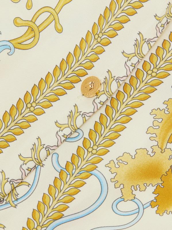 #6: قميص باروكو من الحرير تحت الماء - قشر البيض متعدد الألوان