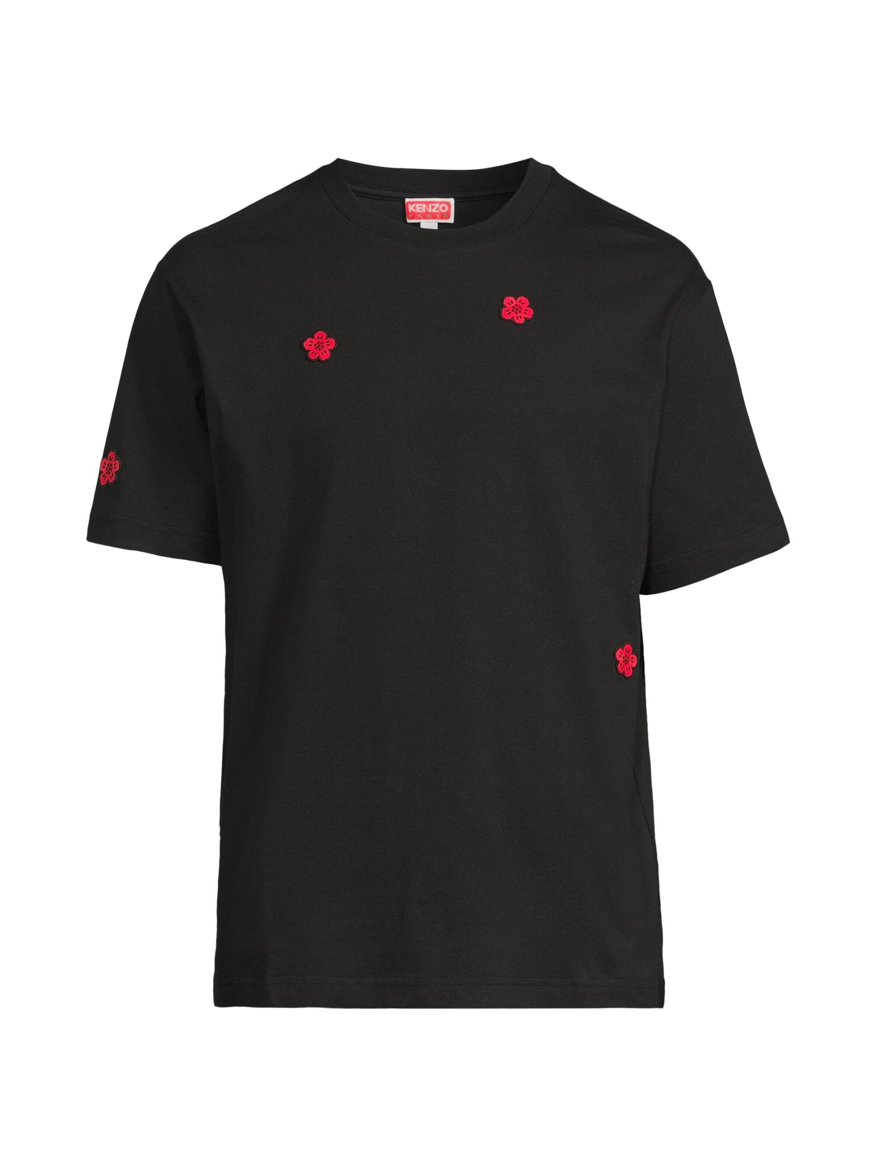 Shop KENZO - Flower Embroidered T-Shirt | Saks Fifth Avenue