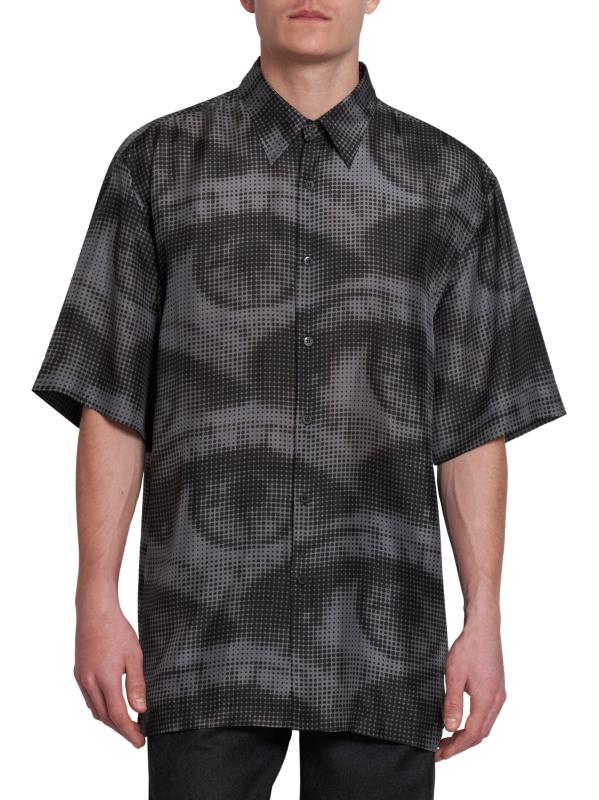 Tシャツ・カットソー Dries Van Noten SHORT SLEEVES CASSIDYE SHIRT Cassi EMB Shirt in Black – SVRN