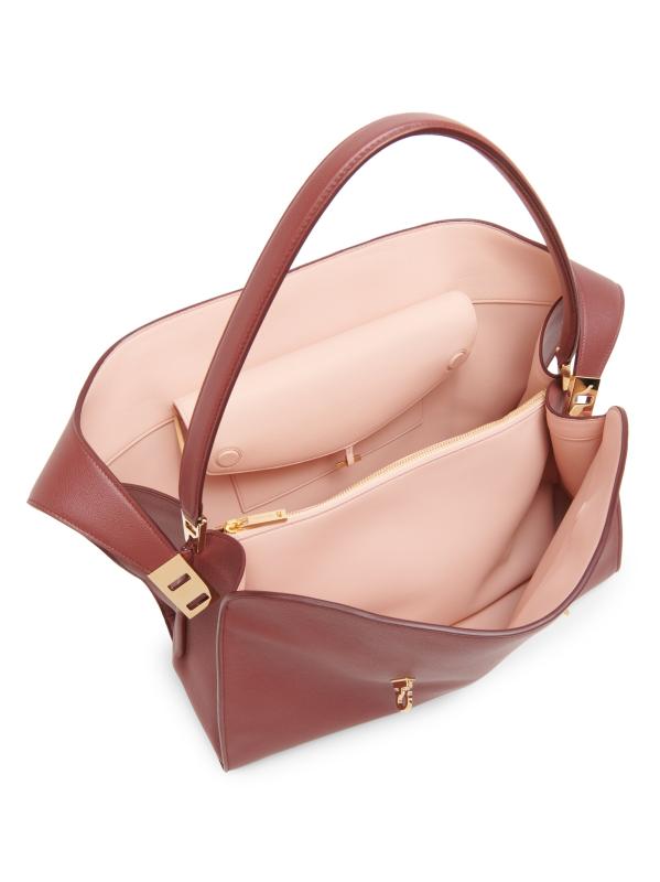 FERRAGAMO カーフスキン Hugレザーショルダーバッグ Ferragamo - ハグ・レザー・ショルダーバッグ をオンライン購入