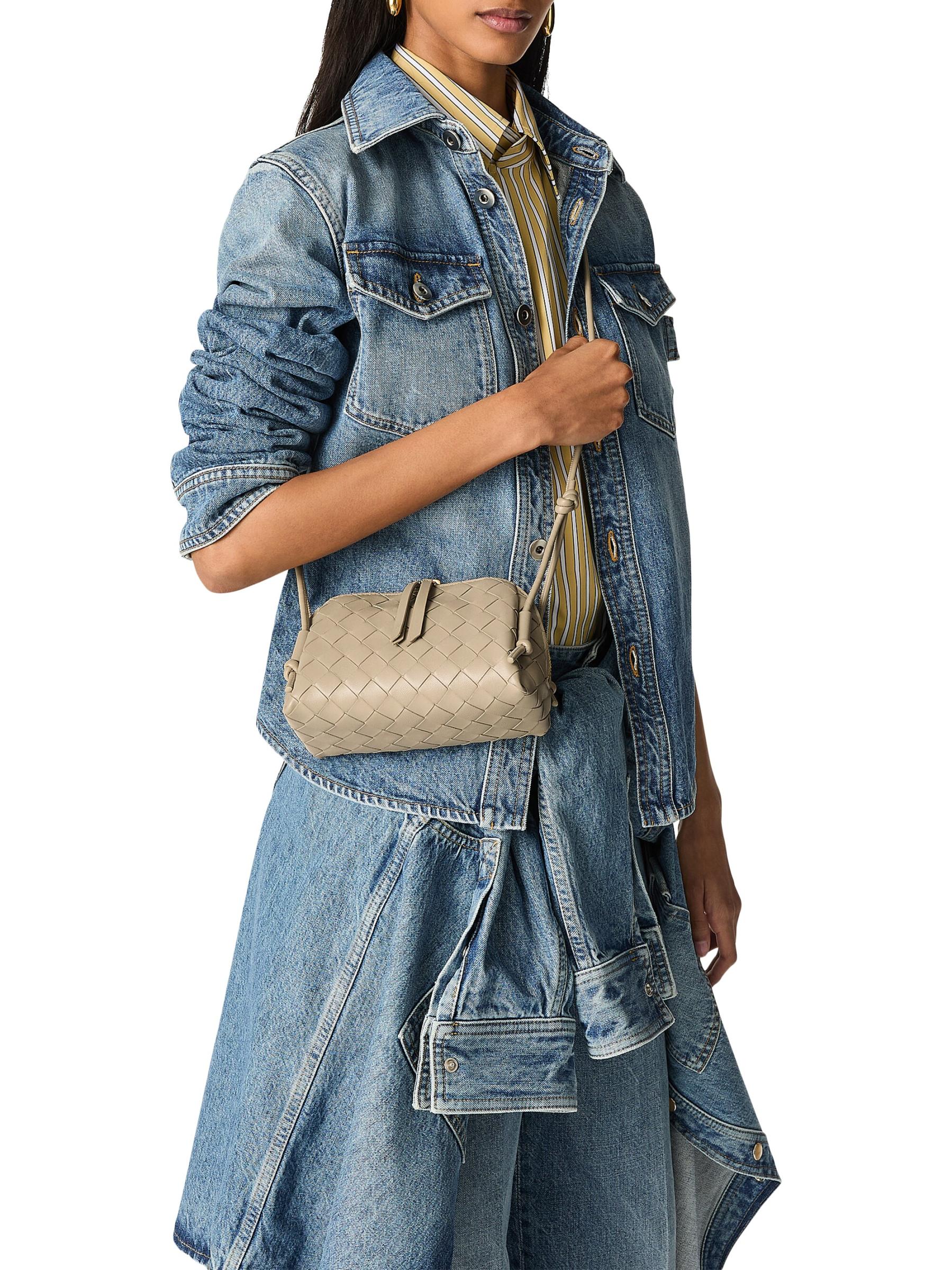 BOTTEGA VENETA☆ナッパレザー ポーチ バッグ Bottega Veneta Zip Leather Pouch Shoulder Bag | Neiman Marcus