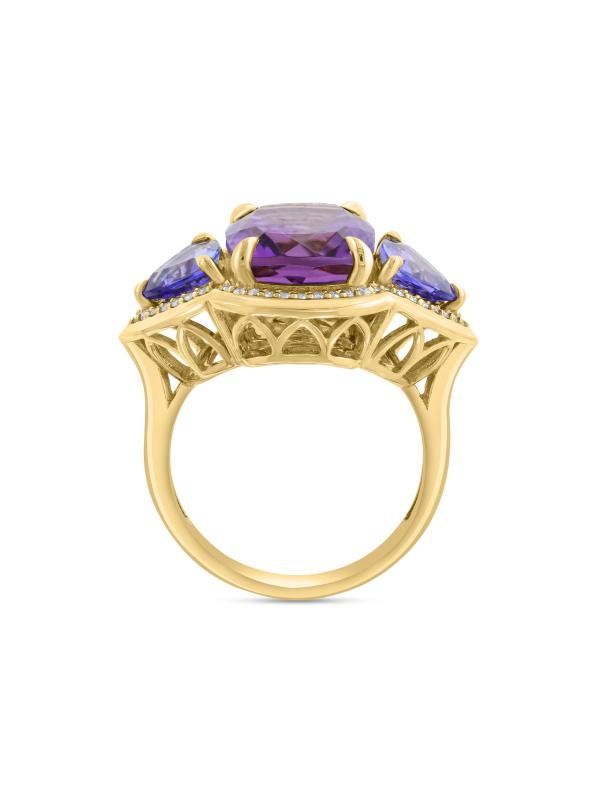 購買Saks Fifth Avenue Collection - 14K 黃金、紫水晶、坦桑石