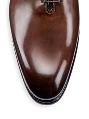 Santoni - ポリッシュド・レザー・ホールカット