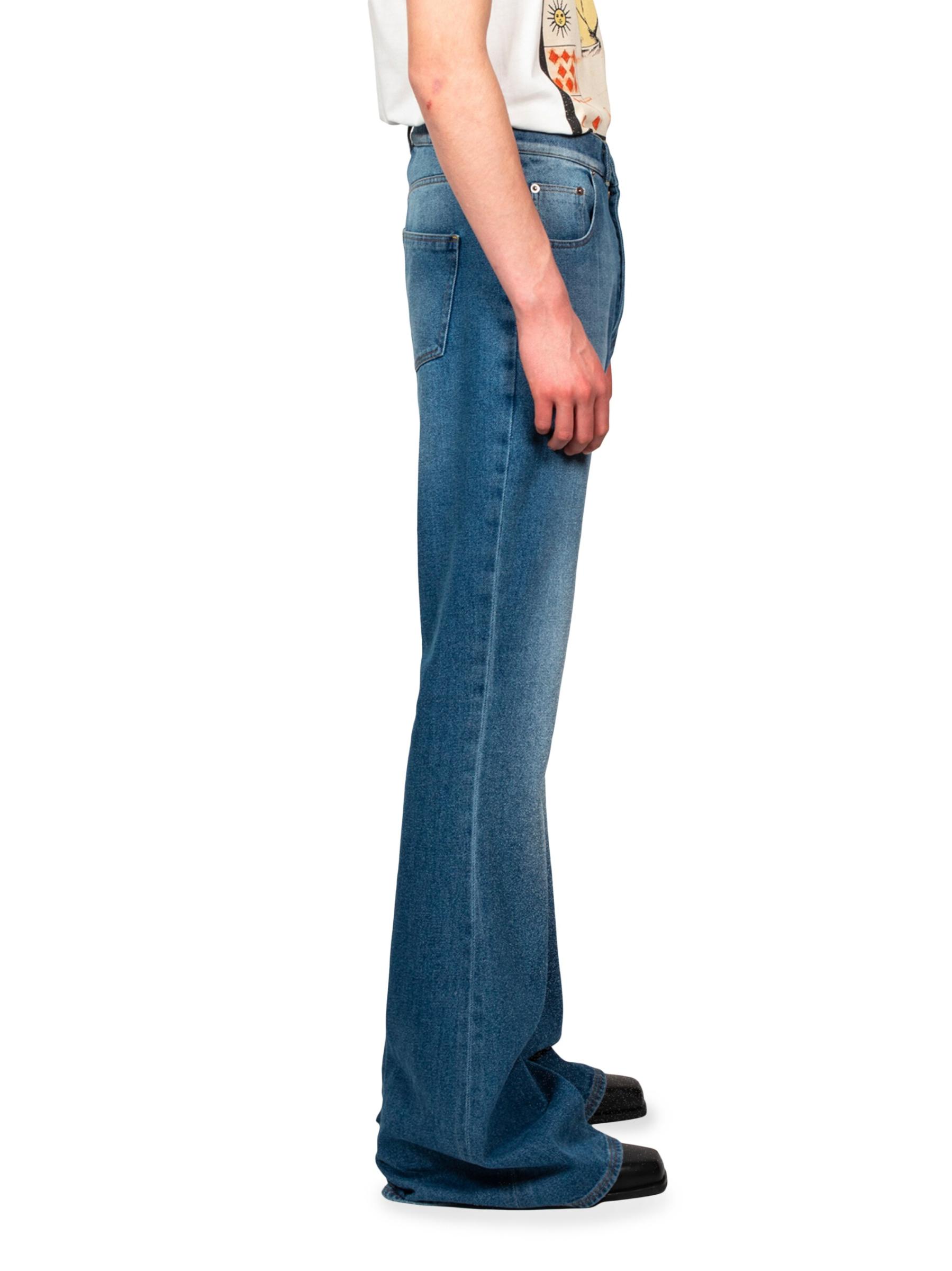 パンツ egon lab wide leg denim pants EGONlab. wide-leg Jeans | Black | FARFETCH CA