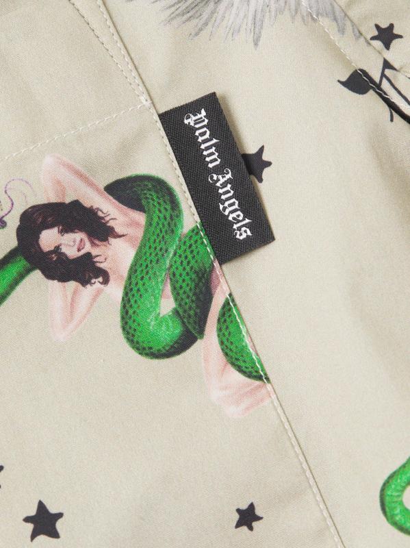 #5: قميص بولينج بين-أب - العاجي متعدد الألوان