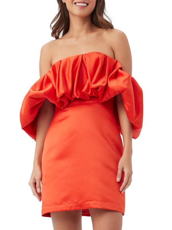 فستان نيا بابل بأكتاف مكشوفة