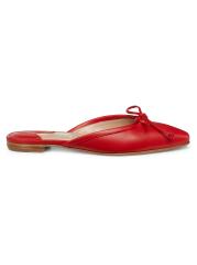 MANOLO BLAHNIK マノロブラニク バレリム レザー ミュール Manolo Blahnik - バレリム・リボンディテールレザーフラット