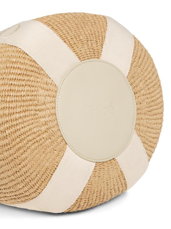 #5: حقيبة سلة خشبية كبيرة - كريم غائم