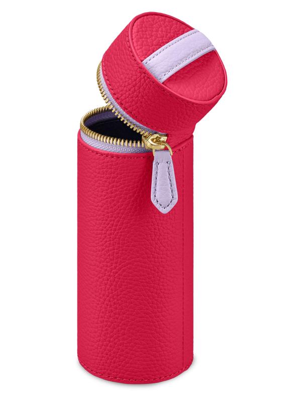 #4: حقيبة فرشاة جلدية - فوشيا لافندر