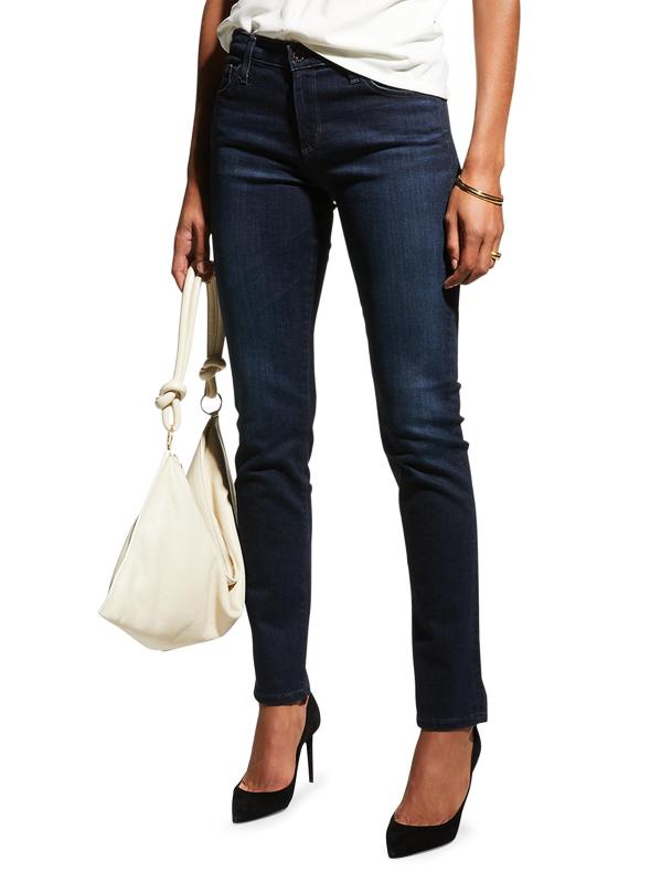 #2: بنطال جينز بريما منخفض الارتفاع قابل للتمدد - أزرق