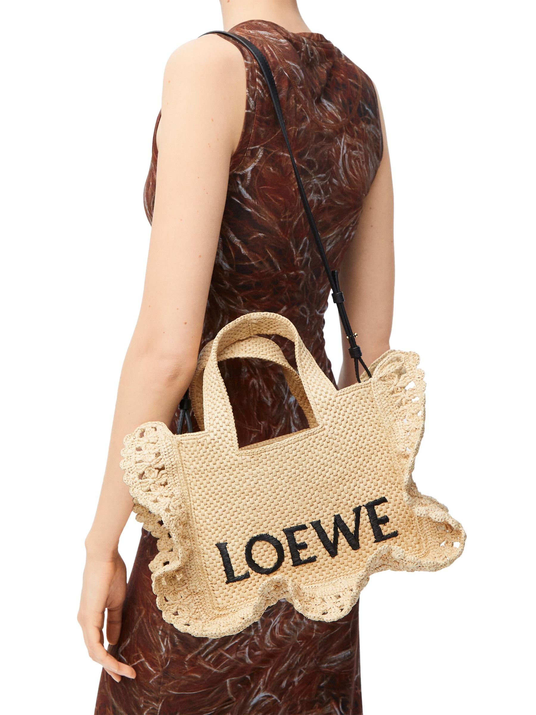 Loewe - ロエベ×ポーラ イビサフォント ラフィア トートバッグ