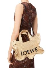 Loewe - ロエベ×ポーラ イビサフォント ラフィア トートバッグ