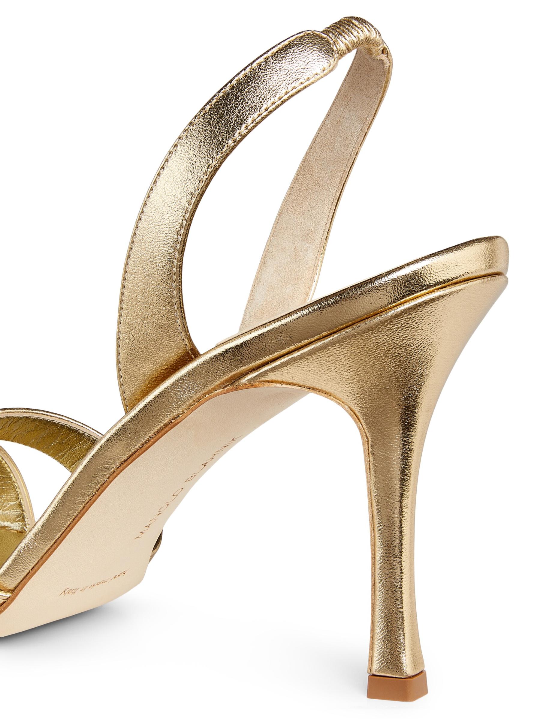 Lily MANOLO BLAHNIK スリングバック ミュール 35 Lily様専用 MANOLO BLAHNIK スリングバック ミュール 35 - メルカリ