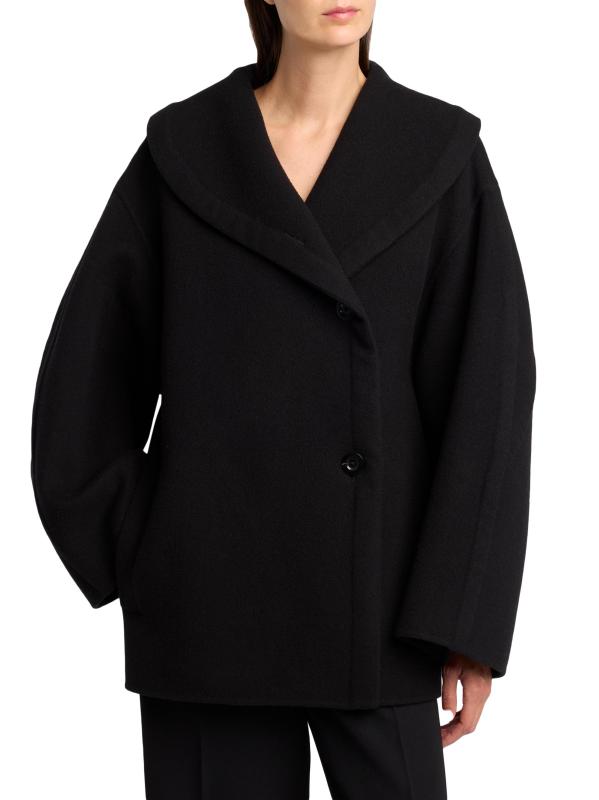 #2: معطف من الصوف التيمور - أسود