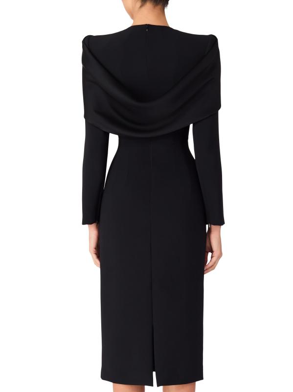 #3: فستان بيني معقود متوسط الطول - عرق السوس