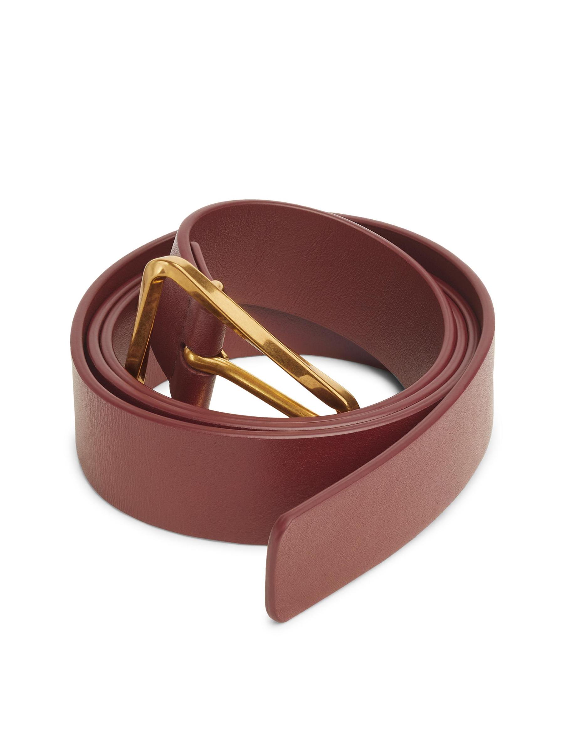 ボッテガヴェネタ ベルト 三角バックル Bottega Veneta - 三角バックルのレザーベルト をオンライン購入