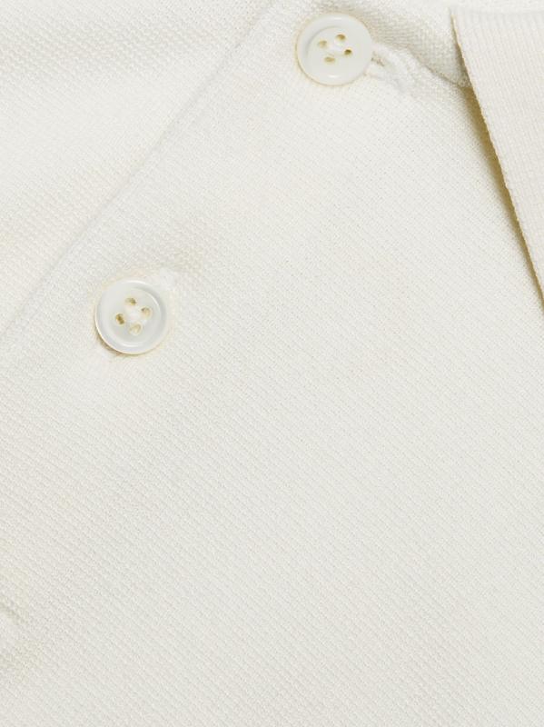#6: قميص بولو Goris بأكمام طويلة - WINTER IVORY