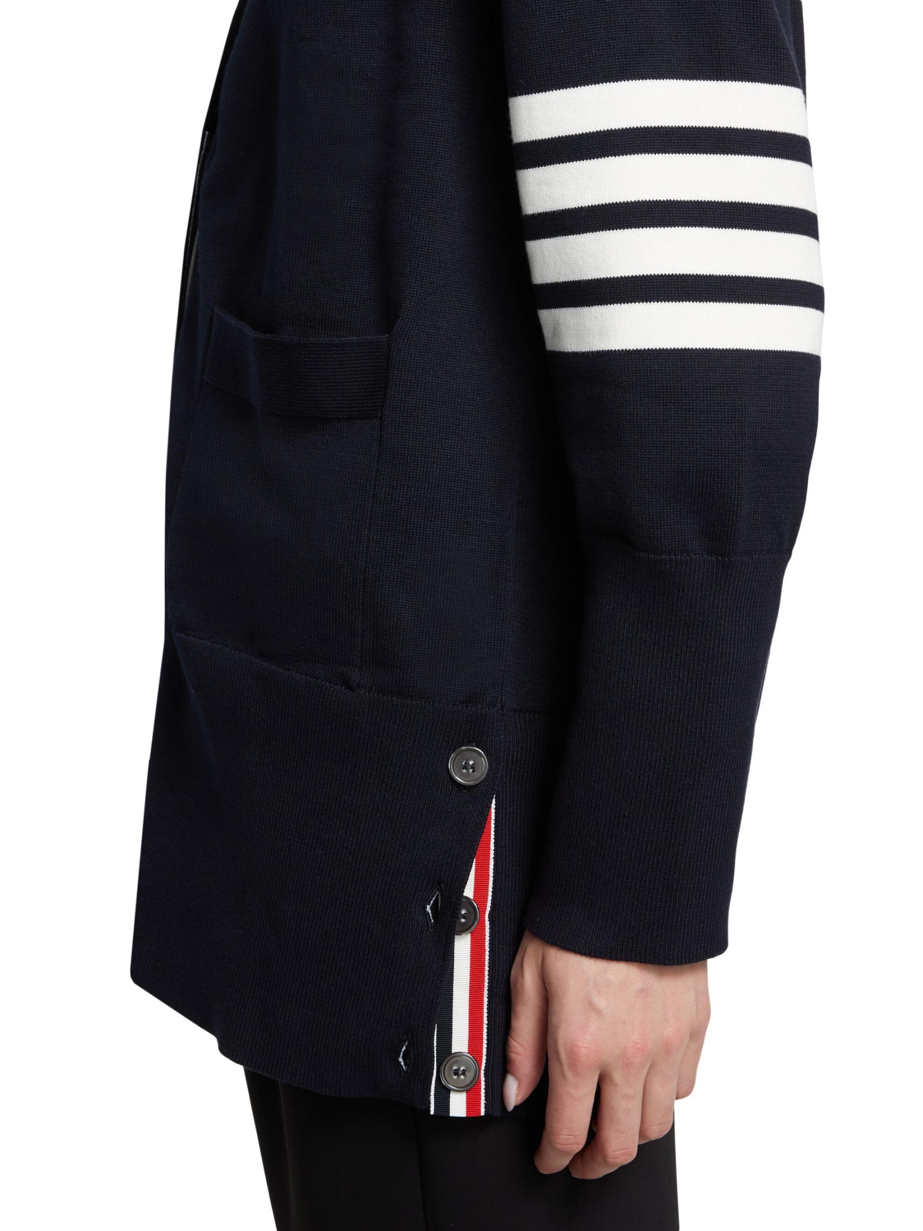 THOM BROWNE☆4バーボタン ウール ポロカーディガン ジャケット Thom Browne - 4バー・カーディガン をオンライン購入 | Saks