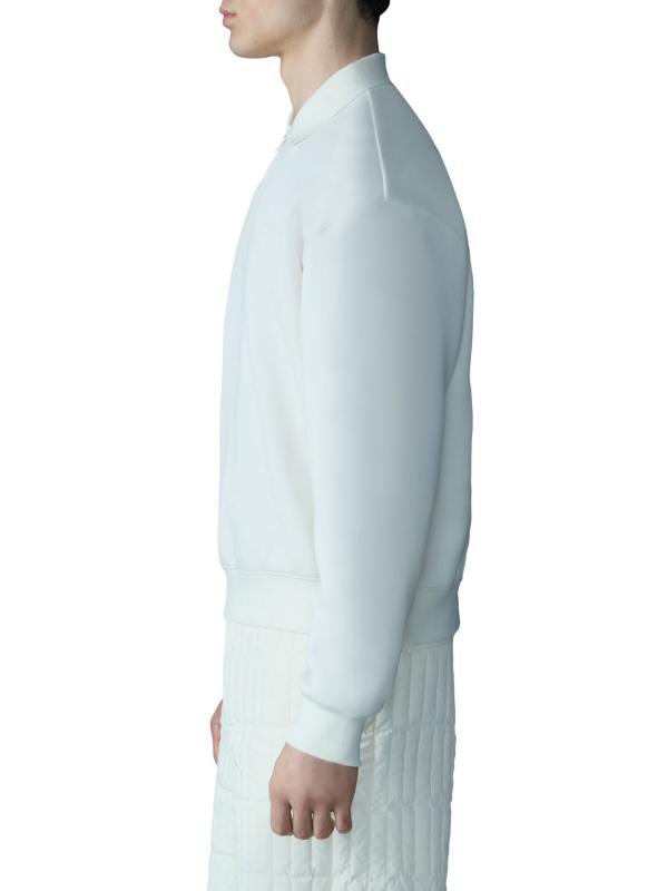 Shop Mackage - Felix Half-Zip Double-Face Jersey Sweater