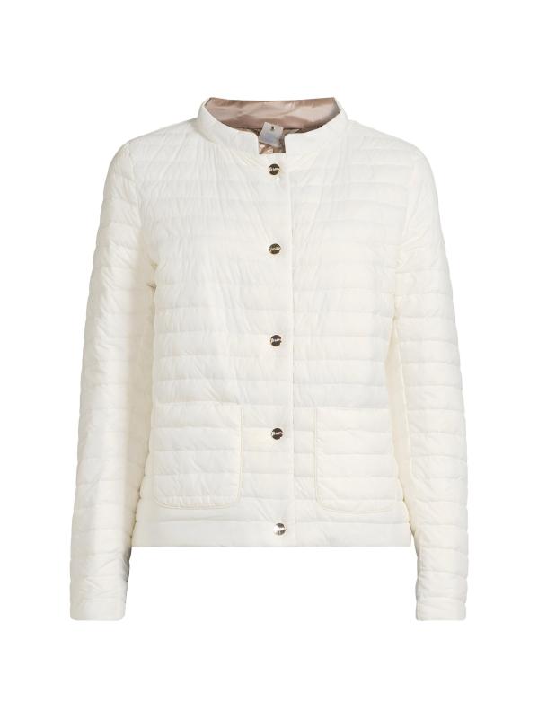 جاكيت بوجهين بلون مطفي إلى لامع