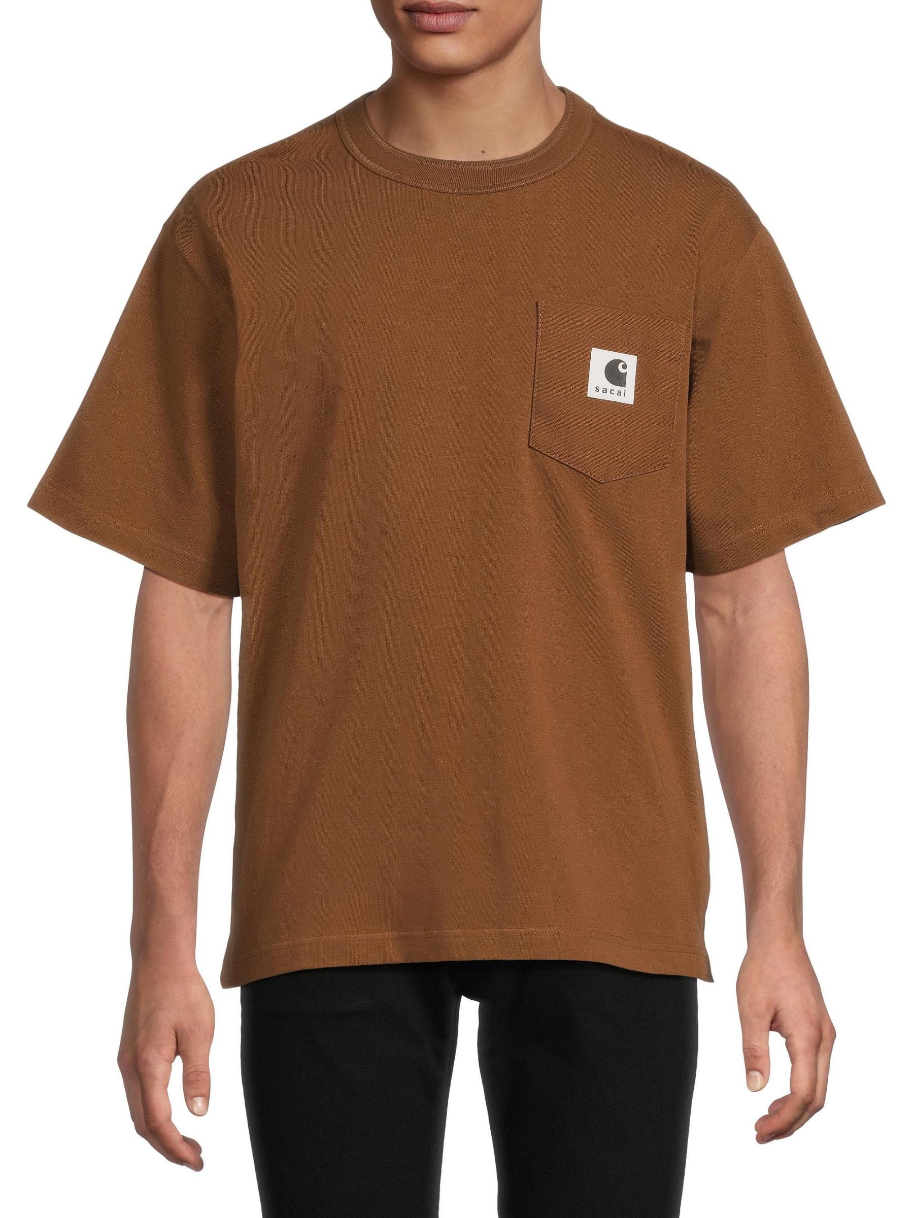 Shop Sacai - Sacai x Carhartt WIP Patch Pocket Cotton T-Shirt