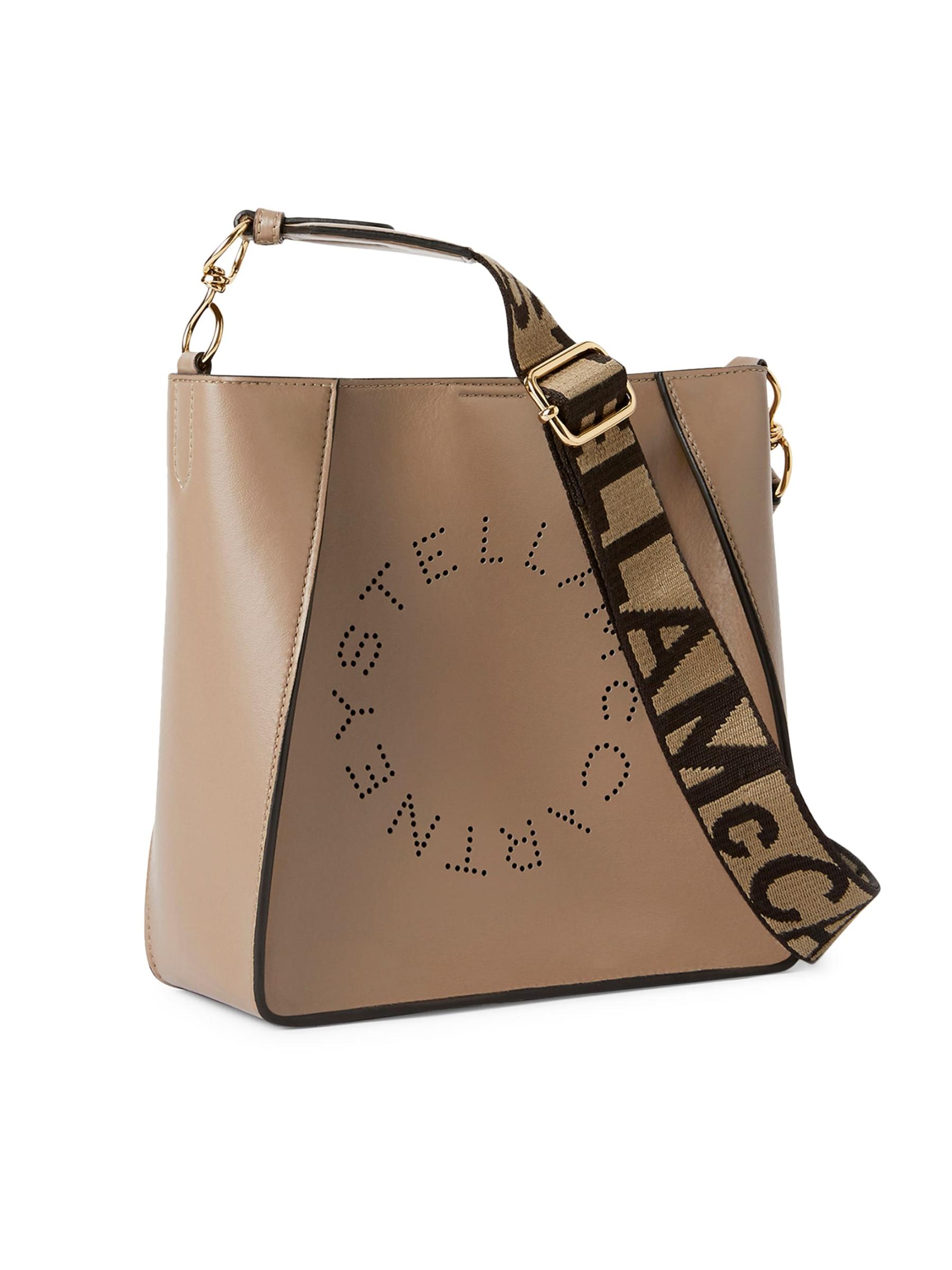 【関税込み】stella mccartney Logo shopping bag Women Black Logo Crossbody Tote Bag | Stella McCartney US