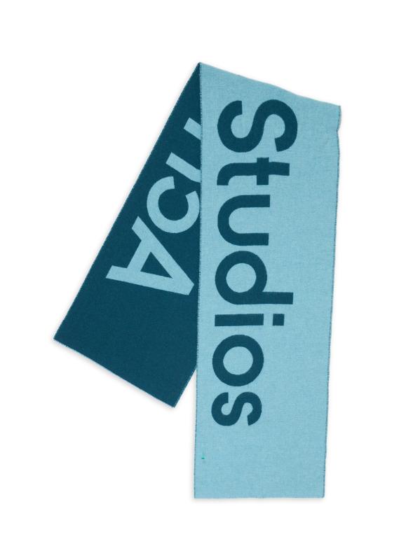 Acne Studios ロゴ　ウールブレンドスカーフ Acne Studios ロゴウールブレンドスカーフ