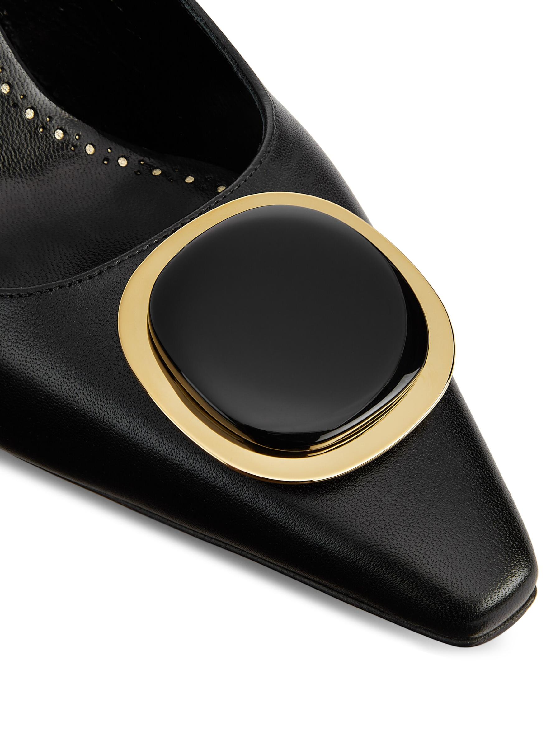 【MANOLO BLAHNIK】Sidi 70 レザー スリングバック パンプス MANOLO BLAHNIK】Sidi 70 レザー スリングバック パンプス