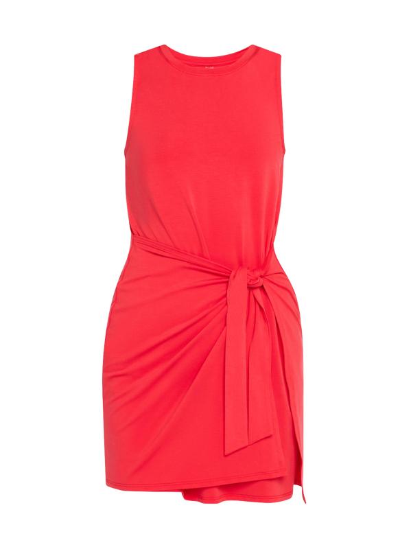 Meet Up Sleeveless Stretch Jersey Minidress