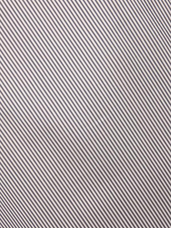 #6: قميص بيترا سترايب من الحرير البوبلين - أبيض داكن