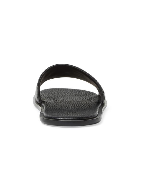 #3: صندل منزلق من الجلد منقوش بشعار الماركة - نيرو