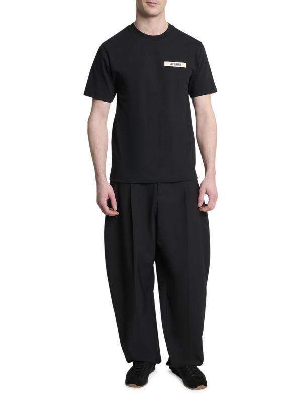 Grosgrain Logo Cotton T-Shirt