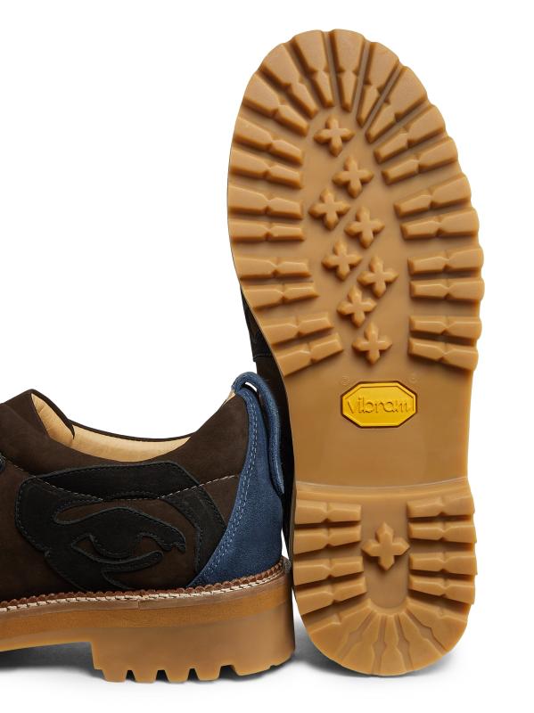 Shop KidSuper - Patchwork Eye Low-Top Hiking Boots | Saks
